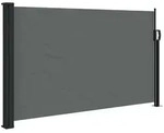 vidaXL Seitenmarkise, Anthrazit, Textil, 120x600 cm, Sonnen- & Sichtschutz, Markisen