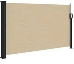 vidaXL Seitenmarkise, Beige, Textil, 117x300 cm, Sonnen- & Sichtschutz, Markisen