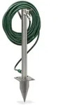 Relaxdays Wasserzapfstelle, Silber, Metall, Kunststoff, 29x91x15 cm,...