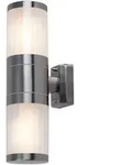 Globo Lighting Aussen-Wandleuchte, Silber, Metall, 15.5x38x10.2 cm, Lampen &