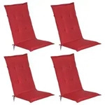 Beautissu Hochlehnerauflage, Rot, Textil, F&uuml;llung: Polyurethan (Pur),...