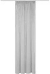 Fertigvorhang Softy, Grau, Textil, Uni, 140x245 cm, f&uuml;r Stange und Schiene geeignet,