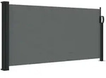 vidaXL Seitenmarkise, Anthrazit, Textil, 100x300 cm, Sonnenschutz & Sichtschutz,