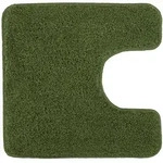 Kleine Wolke Wc-Vorleger Relax, Waldgr&uuml;n, Textil, Uni, rechteckig, 55x55 cm,