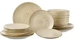 Ritzenhoff Breker Tellerset, Beige, Keramik, 18-teilig, Rund, 36x33.5x54 cm, Essen &