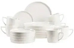M&auml;ser Kaffeeservice Sita, Wei&szlig;, Keramik, 18-teilig, 250 ml,250 ml, Essen & Trinken,