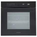 Respekta Einbaubackofen Adrian, Schwarz, Metall, Glas, A+, 59.5x59.5x57.5 cm,