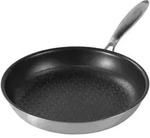 Stoneline Edelstahlpfanne, Edelstahl, Metall, Kochen, Pfannen