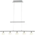 Brilliant Pendelleuchte, Wei&szlig;, Metall, 98x90x8.5 cm, Lampen & Leuchten,