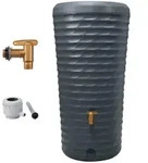 4rain 2In1, Grau, Kunststoff, 230 L, 59x114x60 cm, Gartenzubeh&ouml;r, Gartenpflege