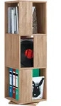 Mid.you Drehregal, Sonoma Eiche, Holzwerkstoff, 34x109x34 cm, Wohnzimmer, Regale,