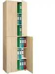 Mid.you Aktenschrank, Sonoma Eiche, Holzwerkstoff, 4 F&auml;cher, 70x220x39 cm,