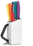 Victorinox Messerblock, Mehrfarbig, Kunststoff, 6-teilig, Kochen, K&uuml;chenmesser,