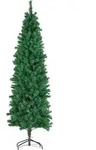 tectake Weihnachtsbaum, Gr&uuml;n, Kunststoff, Dreieckig, 200 cm, CE, Dekoration,