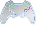 Just Light Led-Dekoleuchte Neon-Gamer, Mehrfarbig, Kunststoff, 1.5x40x60 cm,