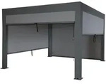 MCW Pergola, Anthrazit, Metall, 400x220x300 cm, Sonnen- & Sichtschutz, Pavillons &