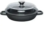 Riess Schmorpfanne, Dunkelgrau, Metall, Kochen, Pfannen, Bratpfannen