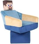Minecraft Gamingsessel, Blau, Mehrfarbig, Textil, Gaming, 69x96x75 cm,...