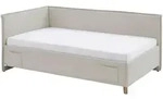Stylife Polsterliege, Beige, Holz, Eukalyptusholz,Birke, Buche, 140x200 cm, Reach,
