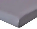 Homescapes Perkal-Spannbettlaken,, Dunkelgrau, Textil, Uni, Rechteckig, 140x190...