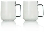 AdHoc Teegl&auml;serset, Grau, Glas, 2-teilig, 12.5 cm, Essen & Trinken, Gl&auml;ser,