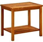 vidaXL Couchtisch, Braun, Holz, Akazie, Rechteckig,Rechteckig, 50x45x35 cm,