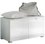 Xora Garderobenbank Spice, Wei&szlig;, 1-Sitzer, 80x43x40 cm, Garderobe, Garderobenb&auml;nke,