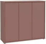 Xora Schuhschrank , Terracotta , Kunststoff , 8 F&auml;cher , 109.2x99.1x34.9 cm ,