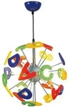 Pendelleuchte, Mehrfarbig, Metall, 40x120x40 cm, Lampen & Leuchten, Innenbeleuchtung,
