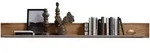 Linie Design Wandboard, Grau, Eiche, Holzwerkstoff, 180x18x22 cm, Made in EU,