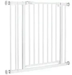 Hauck T&uuml;rschutzgitter Open N Stop 2 Set, Wei&szlig;, Metall, Kunststoff, 84 -89x77 cm,