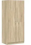 vidaXL Kleiderschrank, Sonoma Eiche, Holz, Strukturbuche, 1 F&auml;cher, Rechteckig,