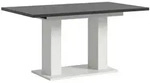 Mid.you Esstisch, Grau, Holzwerkstoff, rechteckig, S&auml;ule, 90x76x150-190 cm, FSC Mix,