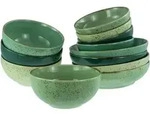 Creatable Sch&uuml;sselset Nature Collection Green Life, Gr&uuml;n, Keramik, 12-teilig,...