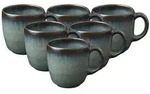 like.Villeroy & Boch Kaffeetassen, Grau, Keramik, 0.19 L, Kaffee & Tee, Tassen,