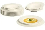Seltmann Weiden Tafelservice, Wei&szlig;, Keramik, 12-teilig, Rund, 32.3x23.5x32.3 cm,