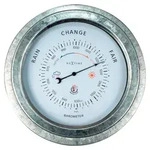 Nextime Thermometer, Silber, Metall, 22x22x5.5 cm, wasserdicht,...