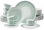Seltmann Weiden Kombiservice, Mintgr&uuml;n, Keramik, 30-teilig, Rund, 2x2x2 cm, Essen &