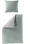 Bierbaum Bettw&auml;sche, Jadegr&uuml;n, Textil, Uni, 135x200 cm, Oeko-Tex&reg; Made IN...