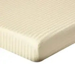 Homescapes Spannbettlaken, Creme, Textil, Gestreift, Rechteckig, 180x200 cm,