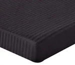 Homescapes Spannbettlaken, Schwarz, Textil, Gestreift, Rechteckig, 180x200 cm,