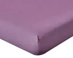 Homescapes Perkal-Spannbettlaken,, Lila, Textil, Uni, Rechteckig, 160x200 cm,