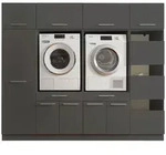 Hauswirtschaftsraum Laundreezy, Anthrazit, Holzwerkstoff, 2 Schublade(n)...