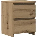 vidaXL Nachttisch, Braun, Holzwerkstoff, 30x40x30 cm, Schlafzimmer, Nachttische