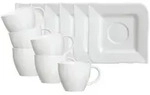 Ritzenhoff Breker Kaffeetassen, Wei&szlig;, Keramik, 0.19 L, 14x10x14 cm, Kaffee & Tee,