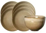 Ritzenhoff Breker Suppen-Set, Braun, Keramik, Rund, 2x2x2 cm, Essen & Trinken,
