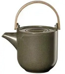 ASA Teekanne Coppa Nori, Dunkelgr&uuml;n, Holz, Keramik, 600 ml, 10.7x12x14.5 cm, Kaffee