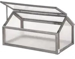 Outsunny Fr&uuml;hbeet, Grau, Holz, 52x49.5x90 cm, Gartenzubeh&ouml;r, Gartenpflege