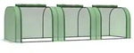 Outsunny Foliengew&auml;chshaus,, Dunkelgr&uuml;n, Kunststoff, 100x80x295 cm, Gartenzubeh&ouml;r,