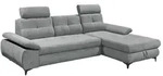 ed exciting design Ecksofa, Grau, Kunststoff, 3-Sitzer, L-Form,L-Form, 274x177...